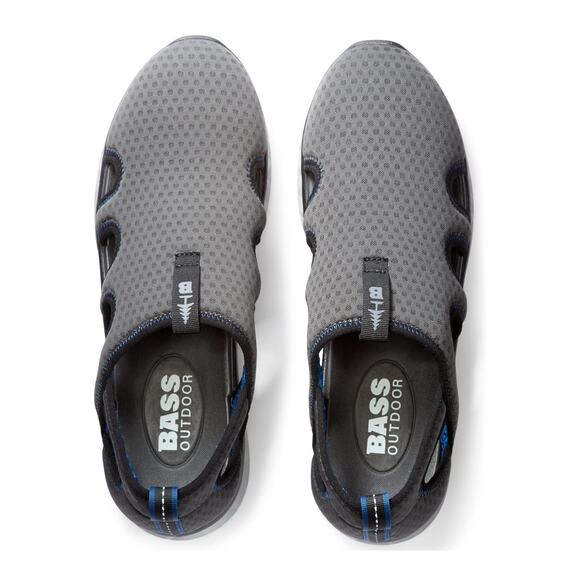 BASS OUTDOOR Men's Hex Vented Hiking Shoes – Traction-Sole Mesh Slip-ons SZ 9.5 - Picture 7 of 7